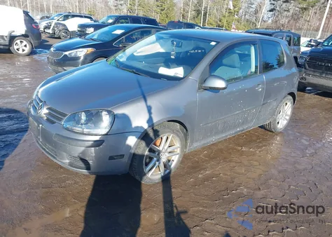 2007 Volkswagen Rabbit 2-Door из США, поврежденный, VIN WVWBS71K57W250112